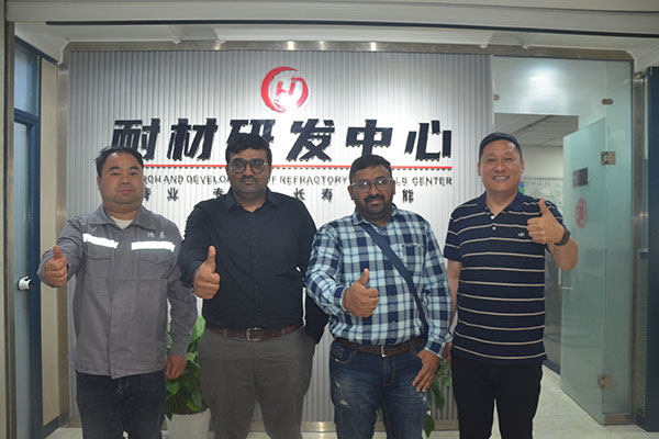 印度客户对我厂给予了肯定